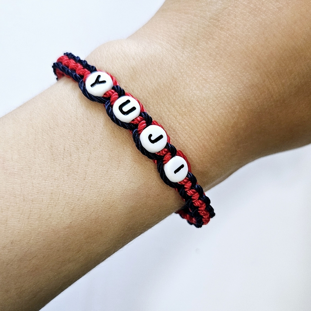 Yuji name bracelet,  Jujutsu Kaisen. Yuji Itadori. Anime bracelet
